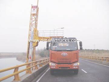 22m Truss Bridge Inspection Truck FAW Chassis 8x4 206KW 280HP